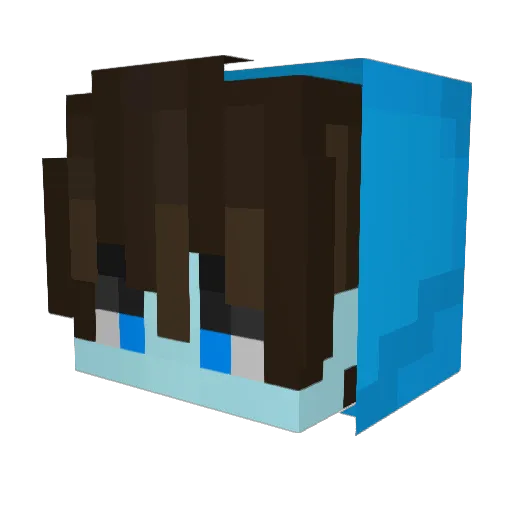 MavisBest Minecraft avatar head, 3D render