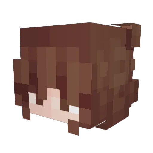 MavisYui Minecraft avatar head, 3D render