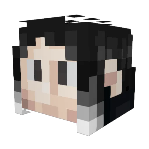 Mavis_J Minecraft avatar head, 3D render