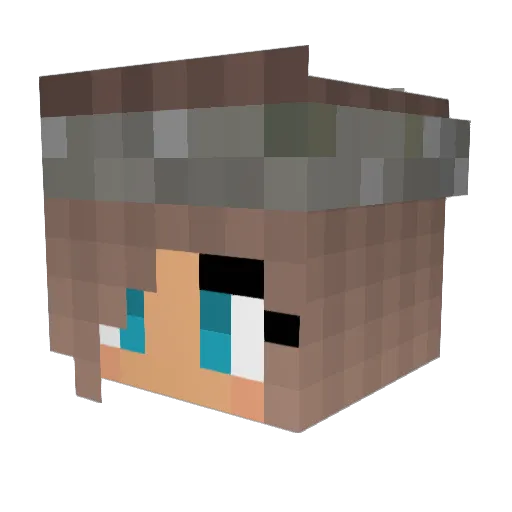 Mavislulu20 Minecraft avatar head, 3D render