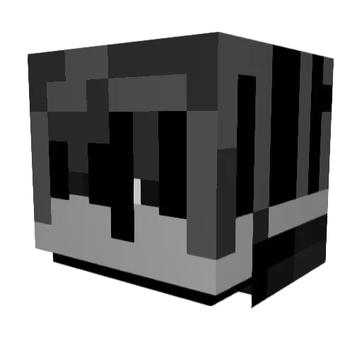Mavlix Minecraft avatar head, 3D render