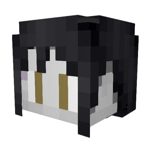 Mavric Minecraft avatar head, 3D render