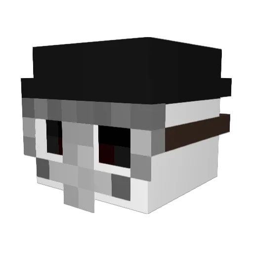 Maw97 Minecraft avatar head, 3D render
