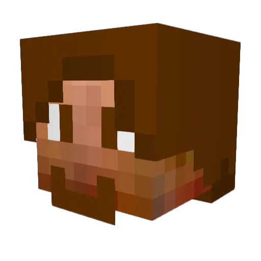 MawoAdanel Minecraft avatar head, 3D render