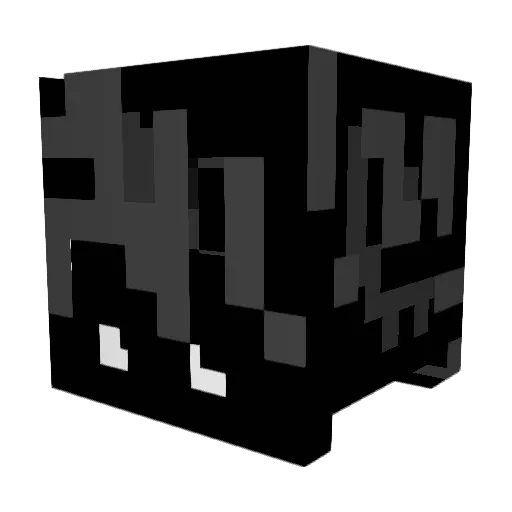 Max00E Minecraft avatar head, 3D render