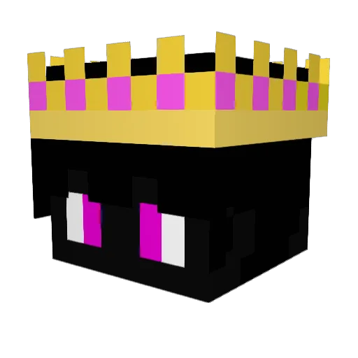 Max0fs Minecraft avatar head, 3D render