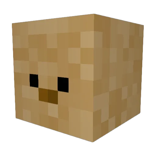 Max11boy Minecraft avatar head, 3D render