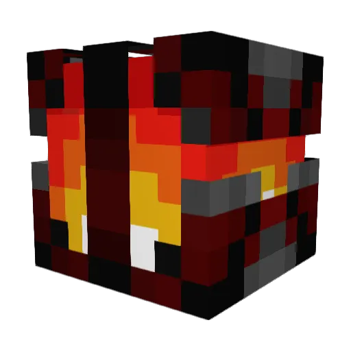 Max14052011 Minecraft avatar head, 3D render