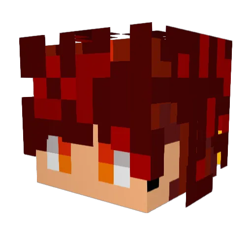 Max16002010 Minecraft avatar head, 3D render