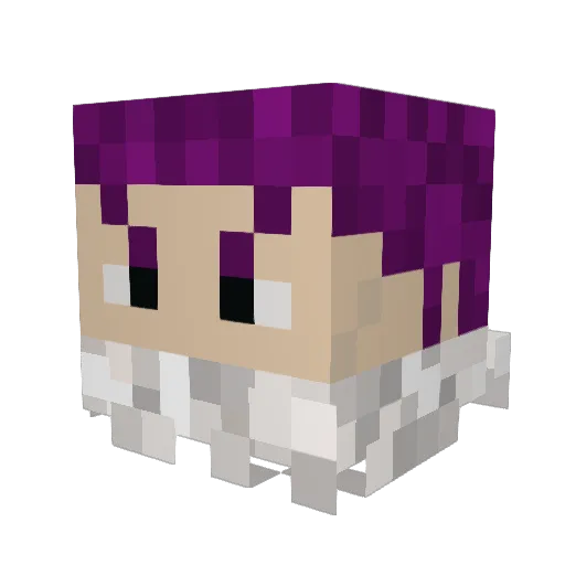Max17137 Minecraft avatar head, 3D render
