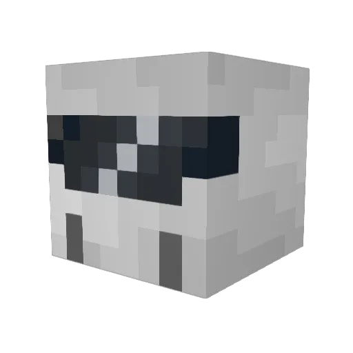 Max23010 Minecraft avatar head, 3D render