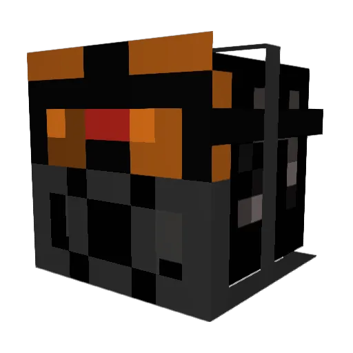 Max3026830 Minecraft avatar head, 3D render