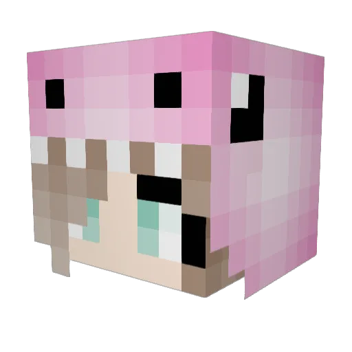 Max37593 Minecraft avatar head, 3D render
