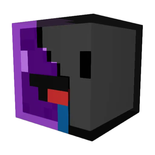 Max3nc3 Minecraft avatar head, 3D render