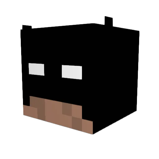 Max4711 Minecraft avatar head, 3D render