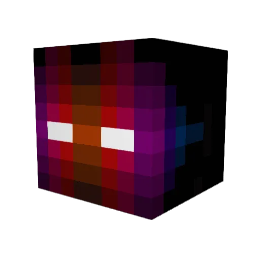 Max532 Minecraft avatar head, 3D render