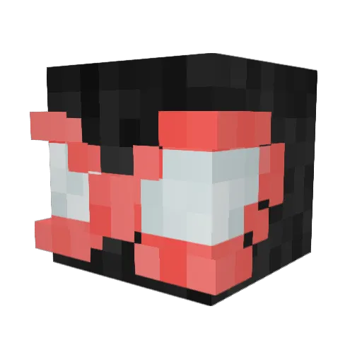 Max6609 Minecraft avatar head, 3D render