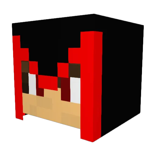 Max920 Minecraft avatar head, 3D render