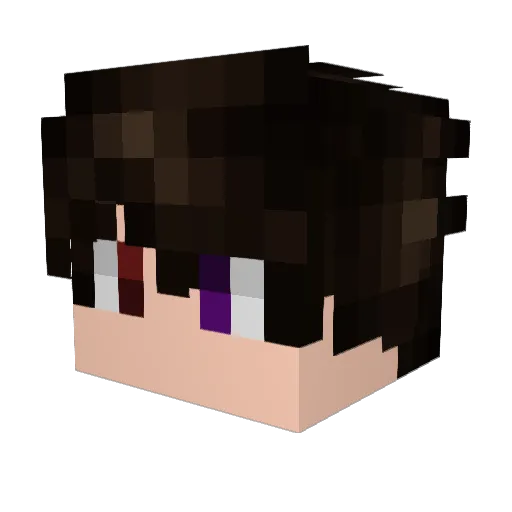 Max96270 Minecraft avatar head, 3D render
