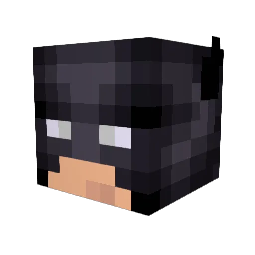 MaxBat05 Minecraft avatar head, 3D render