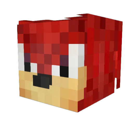 MaxBlaze123 Minecraft avatar head, 3D render