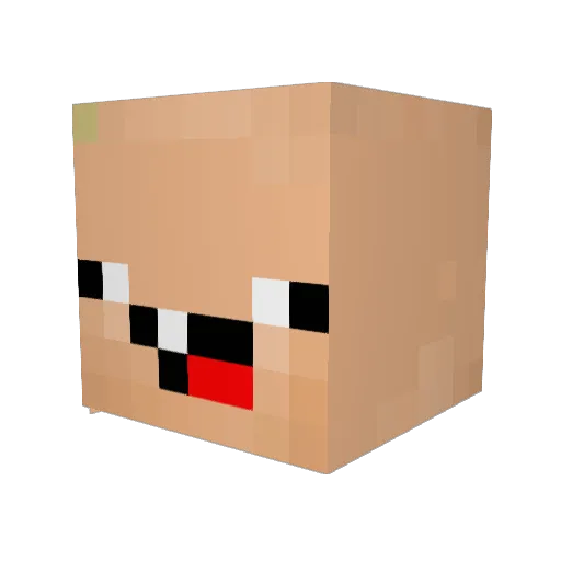 MaxBond927 Minecraft avatar head, 3D render
