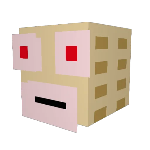 MaxDaddy420 Minecraft avatar head, 3D render