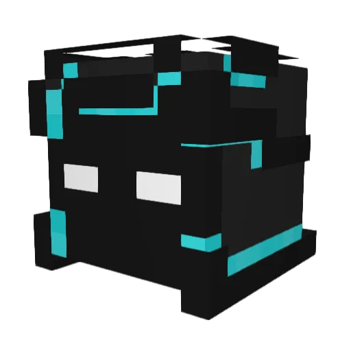 MaxDax300 Minecraft avatar head, 3D render