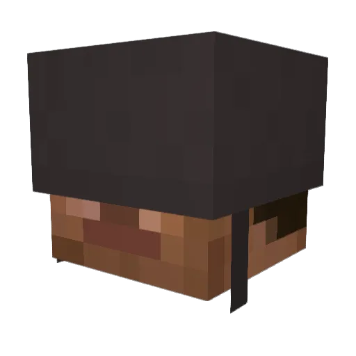MaxDeMan1 Minecraft avatar head, 3D render