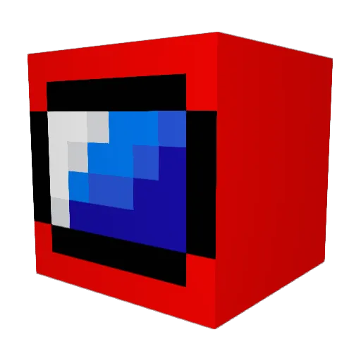 MaxDook12 Minecraft avatar head, 3D render