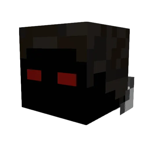 MaxE3012 Minecraft avatar head, 3D render