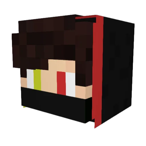 MaxFR_ Minecraft avatar head, 3D render