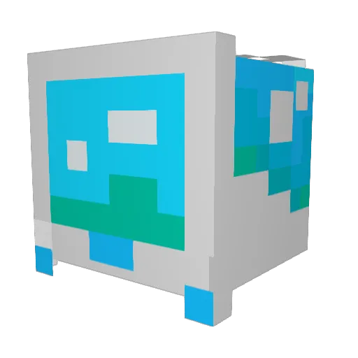 MaxGamingBro Minecraft avatar head, 3D render