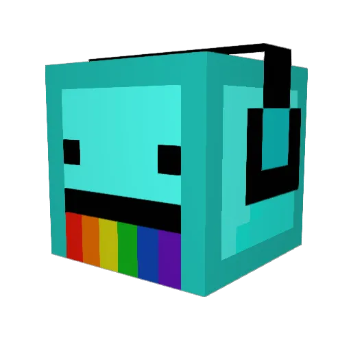 MaxJackSofie Minecraft avatar head, 3D render