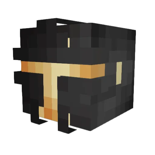 MaxKerr Minecraft avatar head, 3D render
