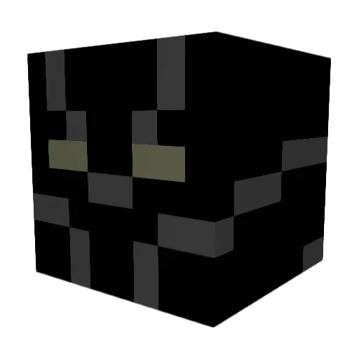 MaxL11 Minecraft avatar head, 3D render