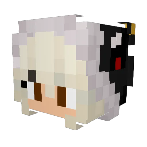 MaxLeMaghrebin Minecraft avatar head, 3D render