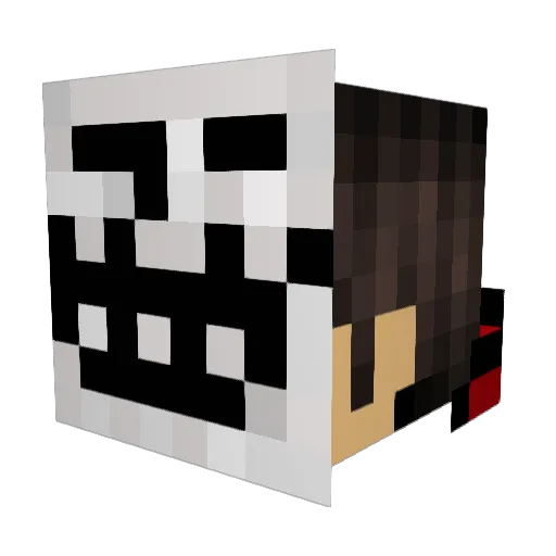 MaxLee53 Minecraft avatar head, 3D render