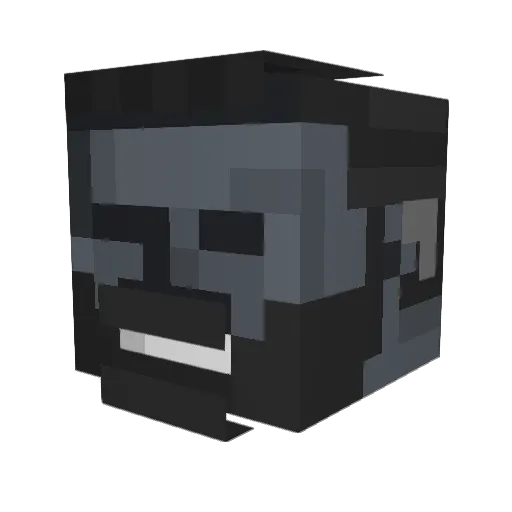MaxLovgr3n Minecraft avatar head, 3D render
