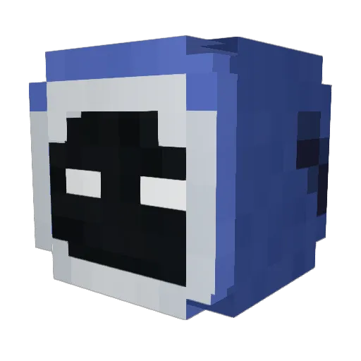 MaxLunar Minecraft avatar head, 3D render