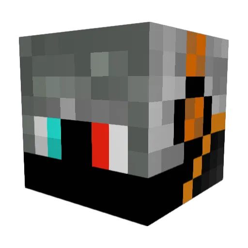 MaxMC360 Minecraft avatar head, 3D render