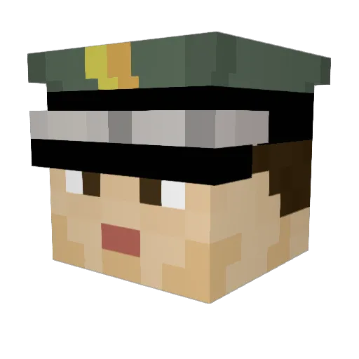 MaxMustermann0 Minecraft avatar head, 3D render