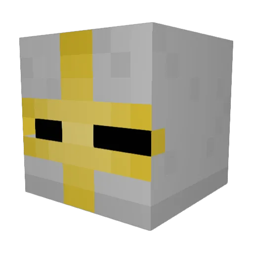 MaxRay74 Minecraft avatar head, 3D render
