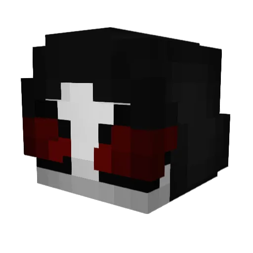 MaxSpiderGaming Minecraft avatar head, 3D render