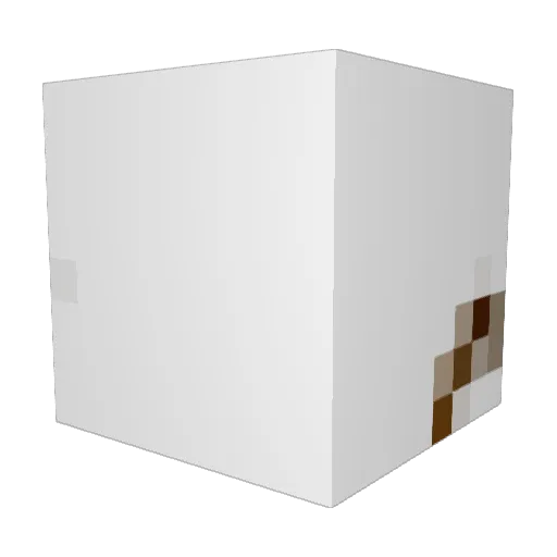 MaxStars Minecraft avatar head, 3D render