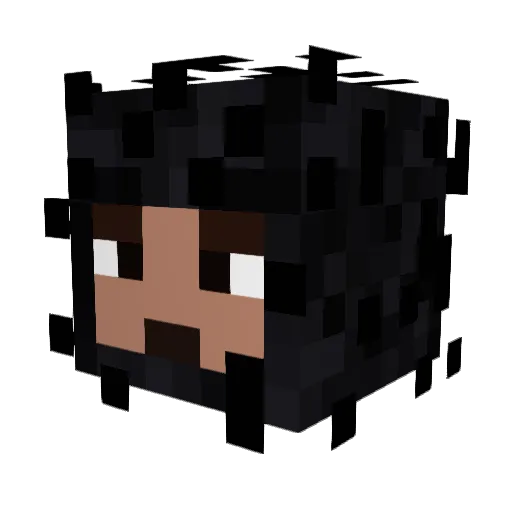 MaxSteel1900 Minecraft avatar head, 3D render