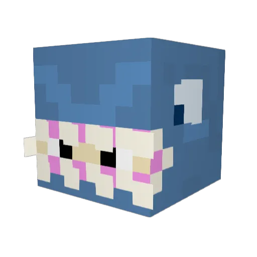 MaxSucksAtGames Minecraft avatar head, 3D render