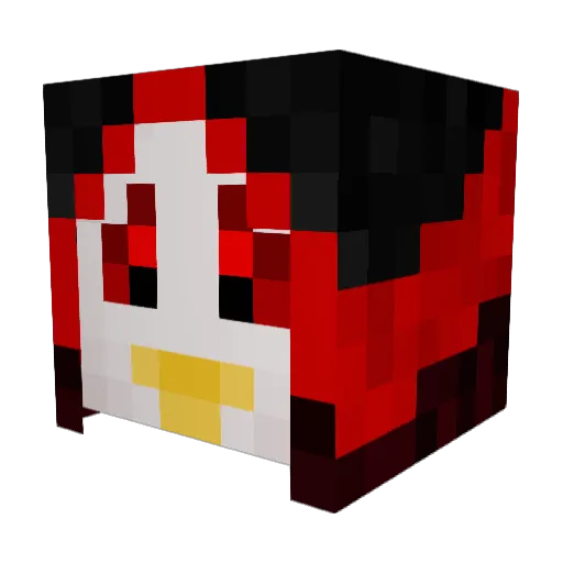 MaxTheOne Minecraft avatar head, 3D render