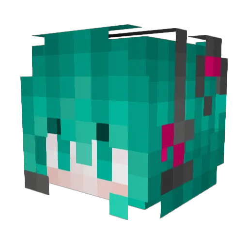 MaxVerstappen20 Minecraft avatar head, 3D render