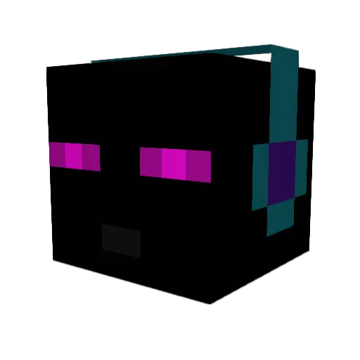 MaxWasHere_1188 Minecraft avatar head, 3D render